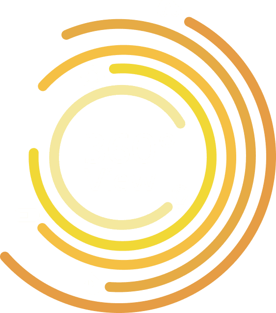 Grafik zur 360°-Energieberatung mit Symbolen für Solar, Strom, Wärme und Management