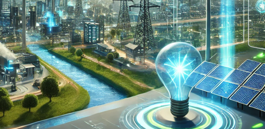 Symbolbild zu Smart Grid-Technologien und Solarlösungen im städtischen Raum